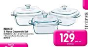 Bekker 3 Piece Casserole Set