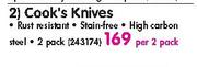 Cook's Knives-Per 2 Pack