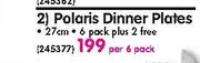 Continental China Polaris Dinner Plates-Per 6 Pack