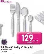 EJS 24 Piece Catering Cutlery Set-Per Set