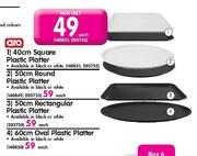 Aro 40cm Square Plastic Platter Each