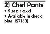 Chef Works Chef Pants