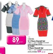 3 Piece Overall Set-Per Set