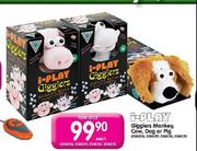 I-Play Gigglers Monkey,Cow,Dog Or Pig