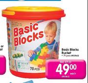 Basic Blocks Bucket-70 Pcs