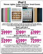 iPad 2 With Wi-Fi + 3G 16GB Each