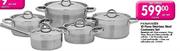 Primaries 10 piece Stainless Steel Cookware Set-Per Set