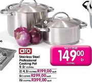 Aro Stainless Steel Professional Cooking Pot 6L-Each