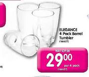 Elegance 4 Pack Barrel Tumbler-Per 4 Pack