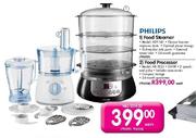 Philips Food Steamer(Model:HD9140)-Each