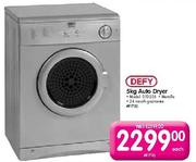 Defy Auto Dryer(Model:DTD258)-5Kg Each