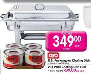 Aro Rectangular Chafing Dish-8l