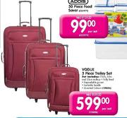 Vogue Trolley Set-3 Piece