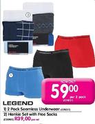 Legend Seamless Underwear-2 Pack
