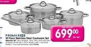 Primaries Stainless Steel Cookware Set-10 Piece