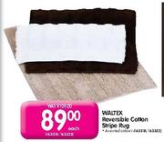 Waltex Reversible Cotton Stripe Rug-Each