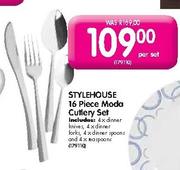 Style House Moda Cutlery Set-16 Piece