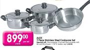 Aloe 7 Piece Stainless Steel Cookware Set