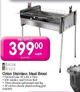 Terrace Leisure Orion Stainless Steel Braai