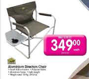 Camp Master Aliminium Directors Chair