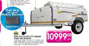 Camp Master Town and Country 210 Luggage Trailer with Roofrack