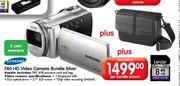 Samsung F80 HD Video Camera Bundle Silver
