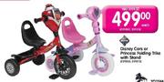 Disney Cars Or Princess Folding Trike With Stand-Each