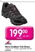 Power Mens Outdoor Trail Shoes (Size 6 to 11)-Per Pair