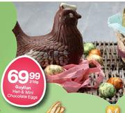 Guylian Hen & Mini Chocolate Eggs-210g