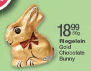 Riegelein Gold Chocolate Bunny-60g