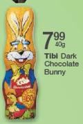 Tibi Dark Chocolate Bunny-40g