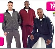 Endurance Mens Zip Thru Fleece Top-Each