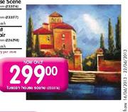 Oils Tuscan House Scene 600x600mm