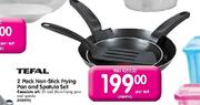 Tefal 2 Pack Non-Stick Frying Pan And Spotula Set-Per Set
