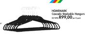 Home Mark Cascade Stackable Hangers-8's Per Pack