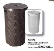 Curver Round Laundry Bin-48L Each