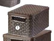 Curver Storage Box With Lid Small-29 x 20 x 14cm Each