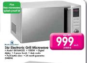 Kelvinator 36L Electronic Grill Microwave-Each