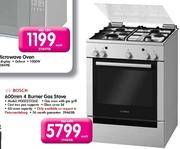 Bosch 600mm 4 Burner Gas Stove-Each