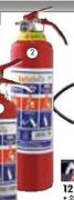 1kg Fire Extinguisher With Bracket-Each
