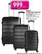 Impala 3 Piece ABS Trolley Set