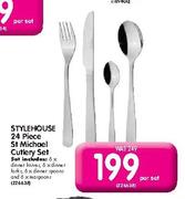 Stylehouse 24 Piece St Michael Cutlery Set