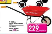 Kiddies Metal Wheelbarrow-Each