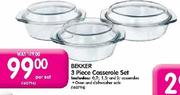Bekker 3 Piece Casserole Set