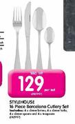 Stylehouse 16 Piece Barcelona Cutlery Set