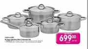 Primaries 10-Piece Stainless Steel Cookware Set
