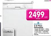 Kelvinator 12 Place Dishwasher(KD12WW1)-Each