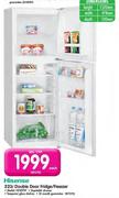 Hisense 220L Double Door Fridge/Freezer(H220TW)-Each