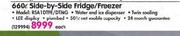 Samsung 660L Side By Side Fridge/Freezer(RSA1DTPE/DTNG)-Each