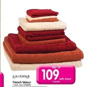 Glodina French Velour Bath Sheet-Each